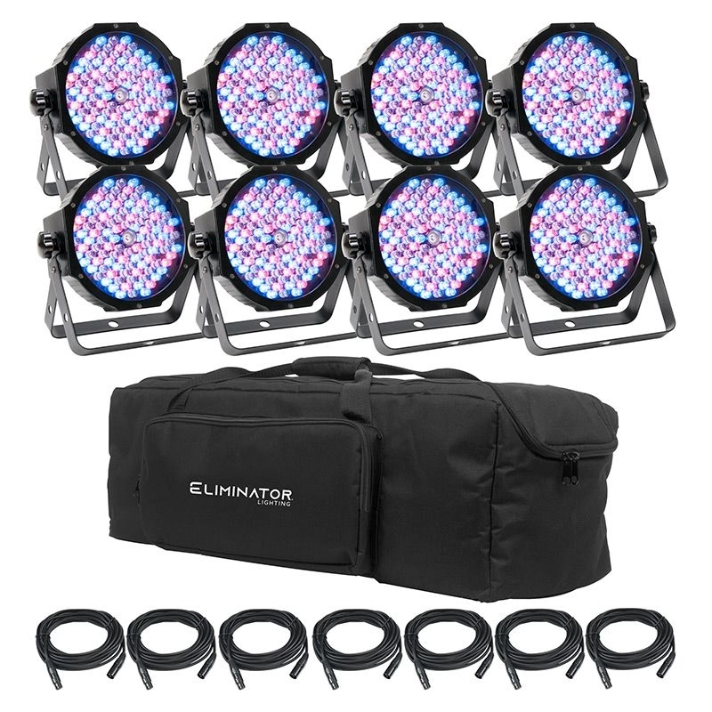 Mega Hex L Pak8 - 8 LEDs, Cables and Bag