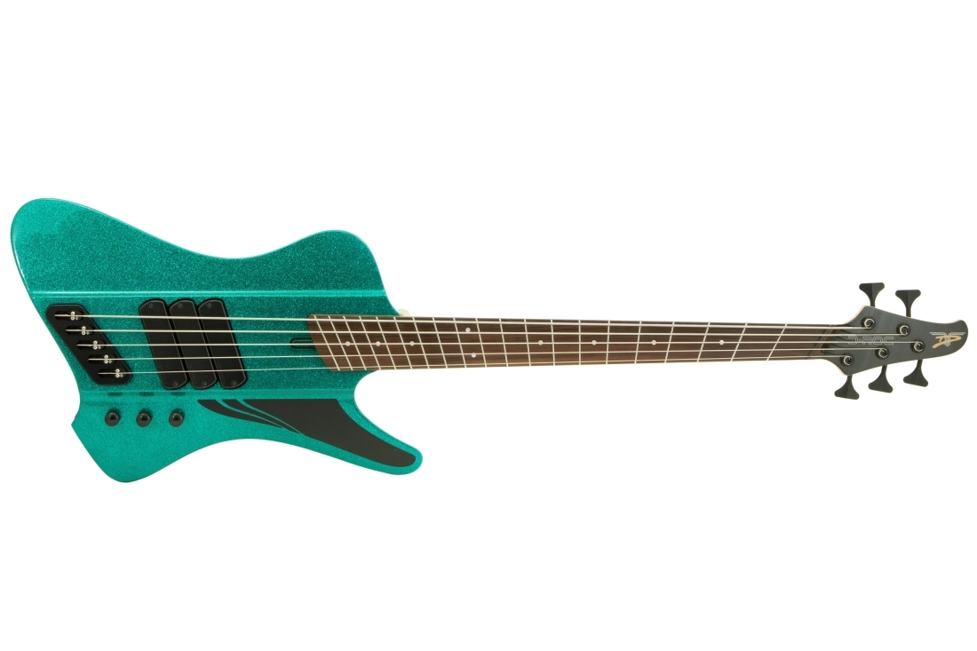 D-Roc Standard 5-String Electric Bass - Gloss Metalflake Aquamarine