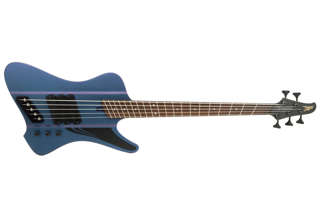 D-Roc Standard 5-String Electric Bass - Blue to Purple Colorshift