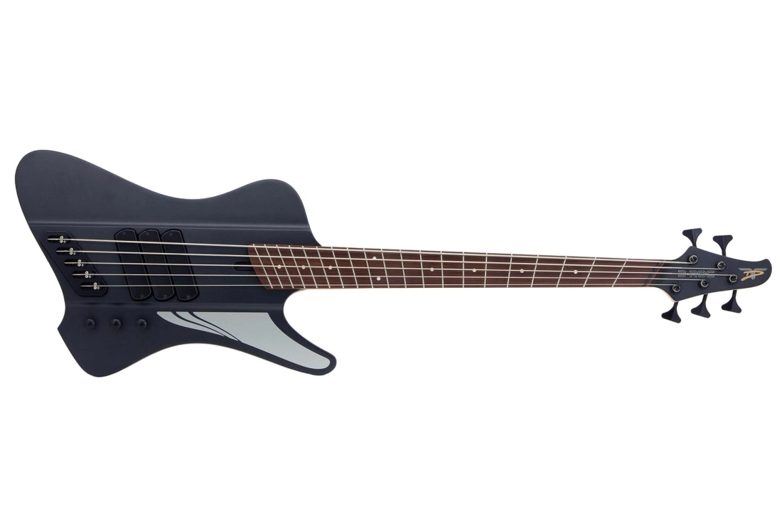 D-Roc Standard 5-String Electric Bass - Matte Metallic Black