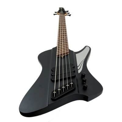 D-Roc Standard 5-String Electric Bass - Matte Metallic Black