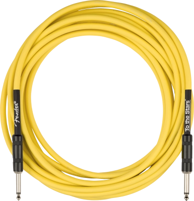 18.6\' Tom DeLonge To The Stars Instrument Cable, Straight/Straight - Graffiti Yellow