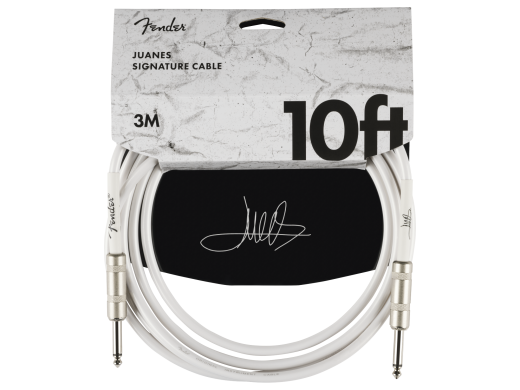 Fender - 10 Juanes Instrument Cable, Straight/Straight - Luna White