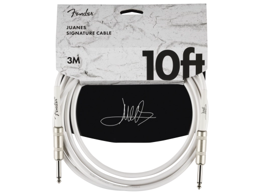 Fender - 10 Juanes Instrument Cable, Straight/Straight - Luna White