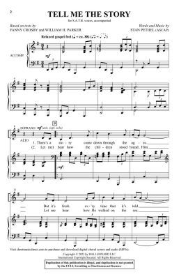 Tell Me the Story - Pethel - SATB