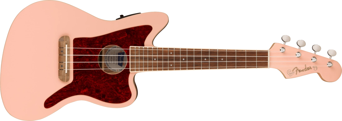 Fullerton Series Jazzmaster Ukulele - Shell Pink