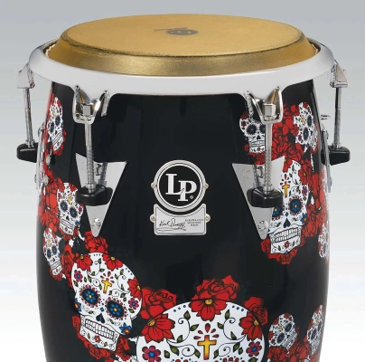 Karl Perazzo 11-3/4\'\' Fiberglass Conga - Sugar Skull