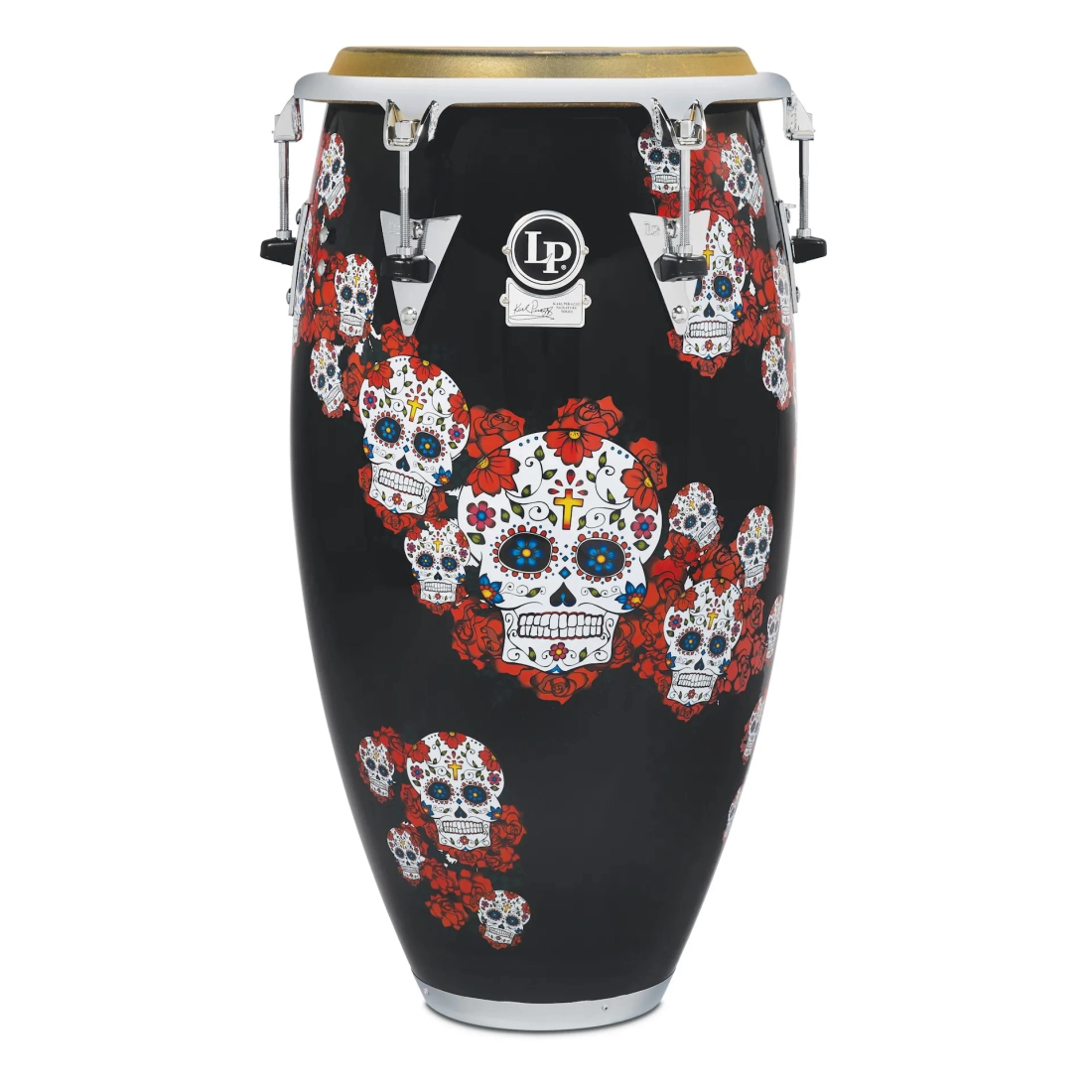 Karl Perazzo 12-1/2\'\' Fiberglass Tumba - Sugar Skull