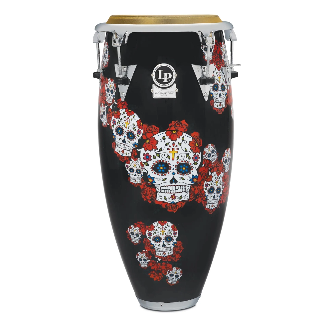 Karl Perazzo 11\'\' Fiberglass Quinto - Sugar Skull