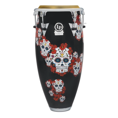 Latin Percussion - Karl Perazzo 11 Fiberglass Quinto - Sugar Skull