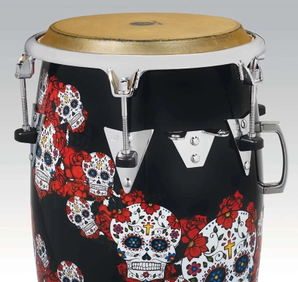 Karl Perazzo 11\'\' Fiberglass Quinto - Sugar Skull