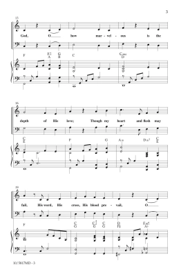 How Marvelous - Bumgardner/Duren - SATB