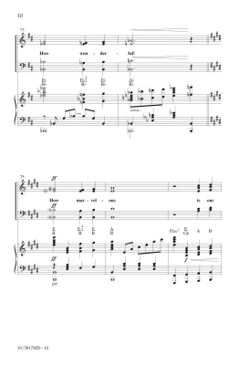 How Marvelous - Bumgardner/Duren - SATB