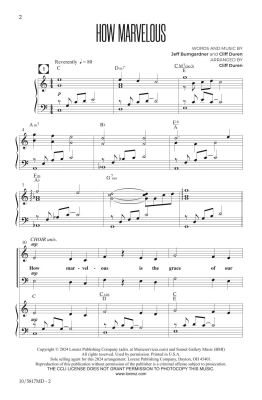 How Marvelous - Bumgardner/Duren - SATB