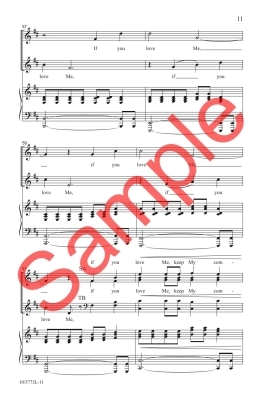 If You Love Me (Keep My Commandments) - Larson - SATB