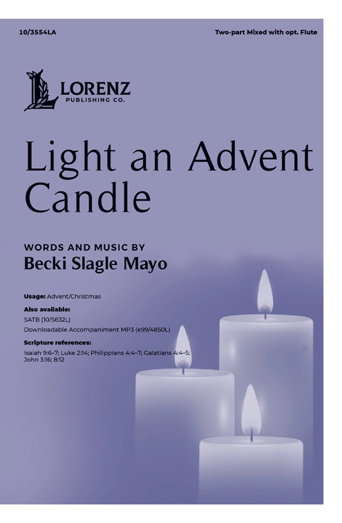 Light an Advent Candle - Mayo - SATB