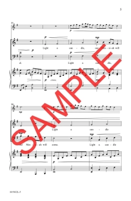 Light an Advent Candle - Mayo - SATB