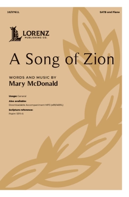 Lorenz Publishing Co. - A Song of Zion - McDonald - SATB