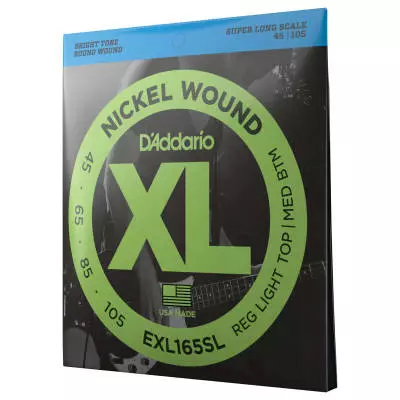 DAddario - EXL165SL - Nickel Round Wound SUPER LONG SCALE 45-105