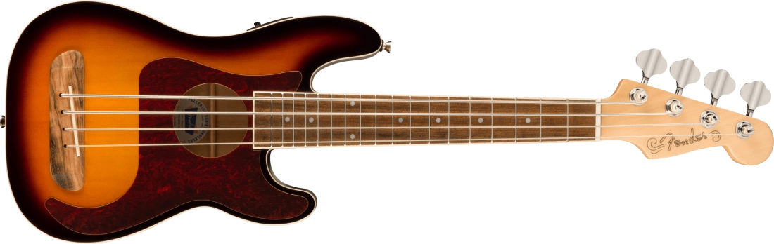 Fullerton Series Precision Bass Ukulele - 3-Tone Sunburst