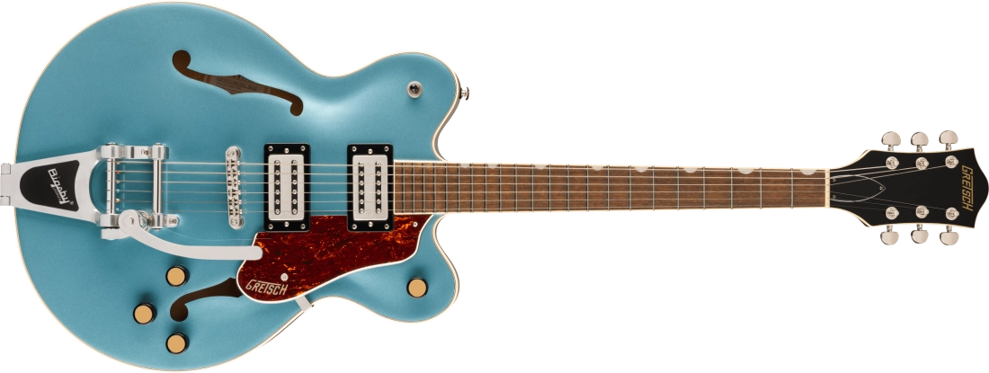 G2622T Streamliner Center Block Double-Cut with Bigsby, Laurel Fingerboard - BroadTron BT-3S Pickups - Arctic Blue