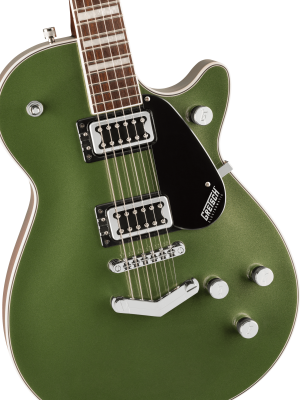 G5220 Electromatic Jet BT Single-Cut with V-Stoptail, Laurel Fingerboard - Olive Metallic