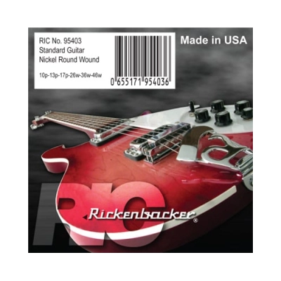 Rickenbacker - Standard Guitar Nickel Round Wound String Set (10-46)