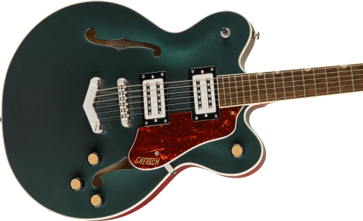 G2622 Streamliner Center Block Double-Cut with V-Stoptail, Laurel Fingerboard - BroadTron BT-3S Pickups - Cadillac Green