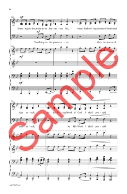 Standing on the Promises - Carter/Shackley - SATB