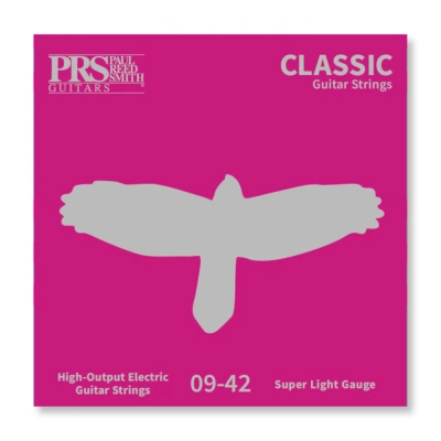 PRS Guitars - Classic Electric Guitar Strings - Super Light Gauge (9-42)