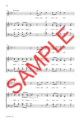 Tilt Your Candle (Welcome the Light!) - Stewart/Nix - SATB