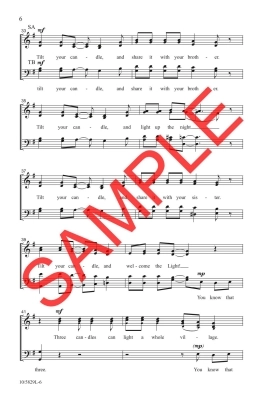 Tilt Your Candle (Welcome the Light!) - Stewart/Nix - SATB