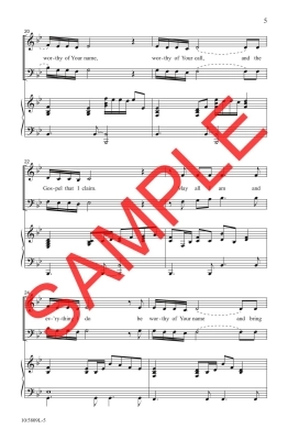 Worthy of Your Name - Choplin - SATB