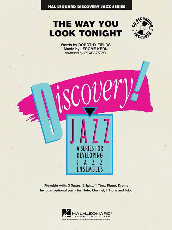 The Way You Look Tonight - Fields/Kern/Stitzel - Jazz Ensemble - Gr. 1