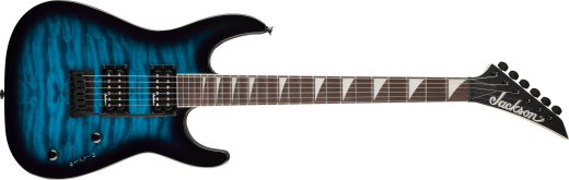 Jackson Guitars - JS Series Dinky JS20 DKQ 2PT, Amaranth Fingerboard - Transparent Blue Burst