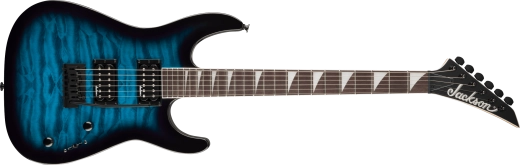 Jackson Guitars - JS Series Dinky JS20 DKQ 2PT, Amaranth Fingerboard - Transparent Blue Burst