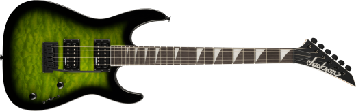 Jackson Guitars - JS Series Dinky JS20 DKQ 2PT, Amaranth Fingerboard - Transparent Green Burst