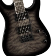JS Series Dinky JS20 DKQ 2PT, Amaranth Fingerboard - Transparent Black Burst