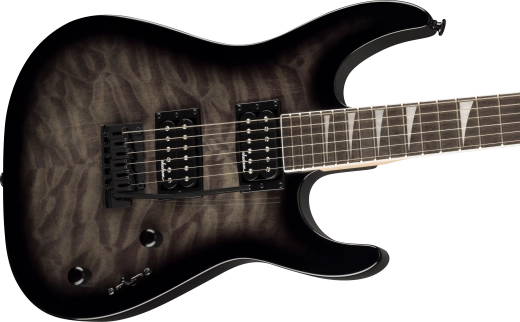 JS Series Dinky JS20 DKQ 2PT, Amaranth Fingerboard - Transparent Black Burst