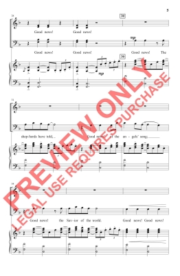 Gospel Nativity Carol - Dengler - SATB