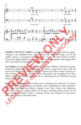 Gospel Nativity Carol - Dengler - SATB