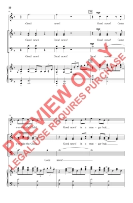 Gospel Nativity Carol - Dengler - SATB