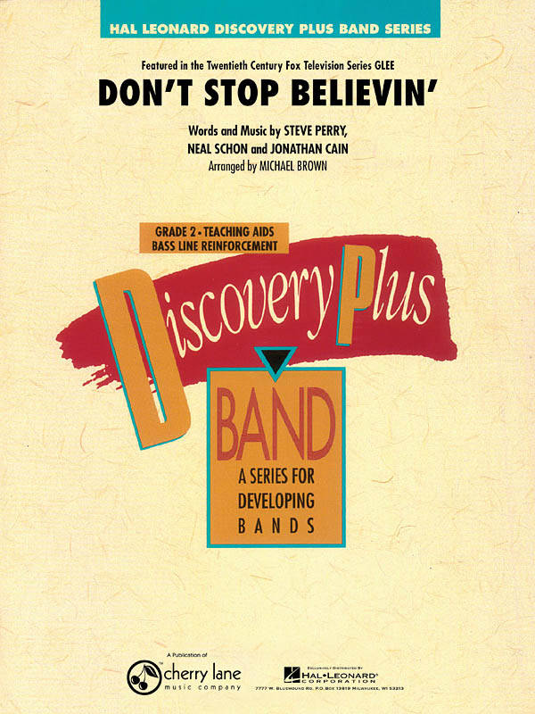 Don\'t Stop Believin\' - Cain/Perry/Schon/Brown - Concert Band - Gr. 2
