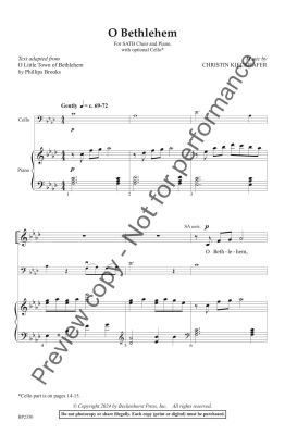 O Bethlehem - Kieckhafer - SATB