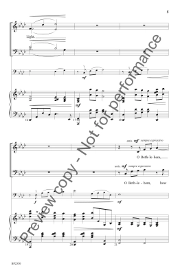 O Bethlehem - Kieckhafer - SATB