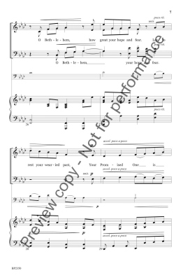 O Bethlehem - Kieckhafer - SATB