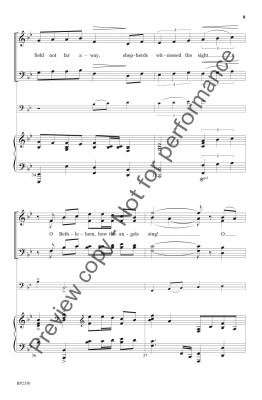 O Bethlehem - Kieckhafer - SATB