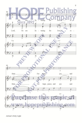 Advent\'s Holy Light - Raney - SATB