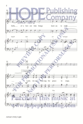 Advent\'s Holy Light - Raney - SATB