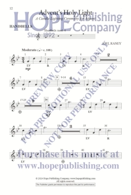 Advent\'s Holy Light - Raney - SATB